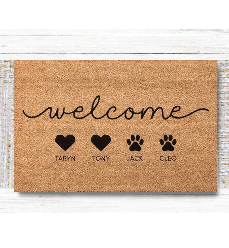 Kids Outdoor Ideas - Custom Family Doormat Custom Pet Doormat