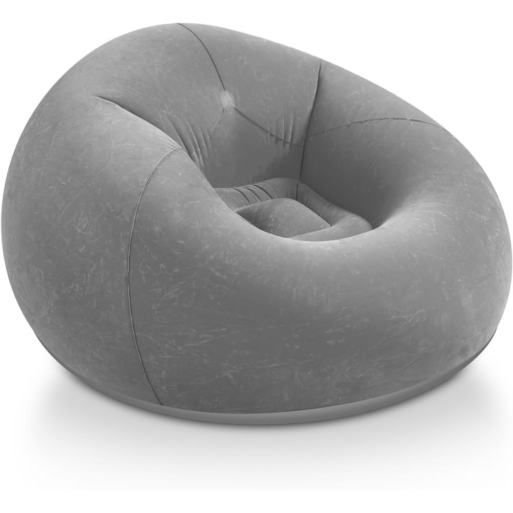 Kids Outdoor Bean Bag - Inflatable Bean Bag Chairs, Grey Portable