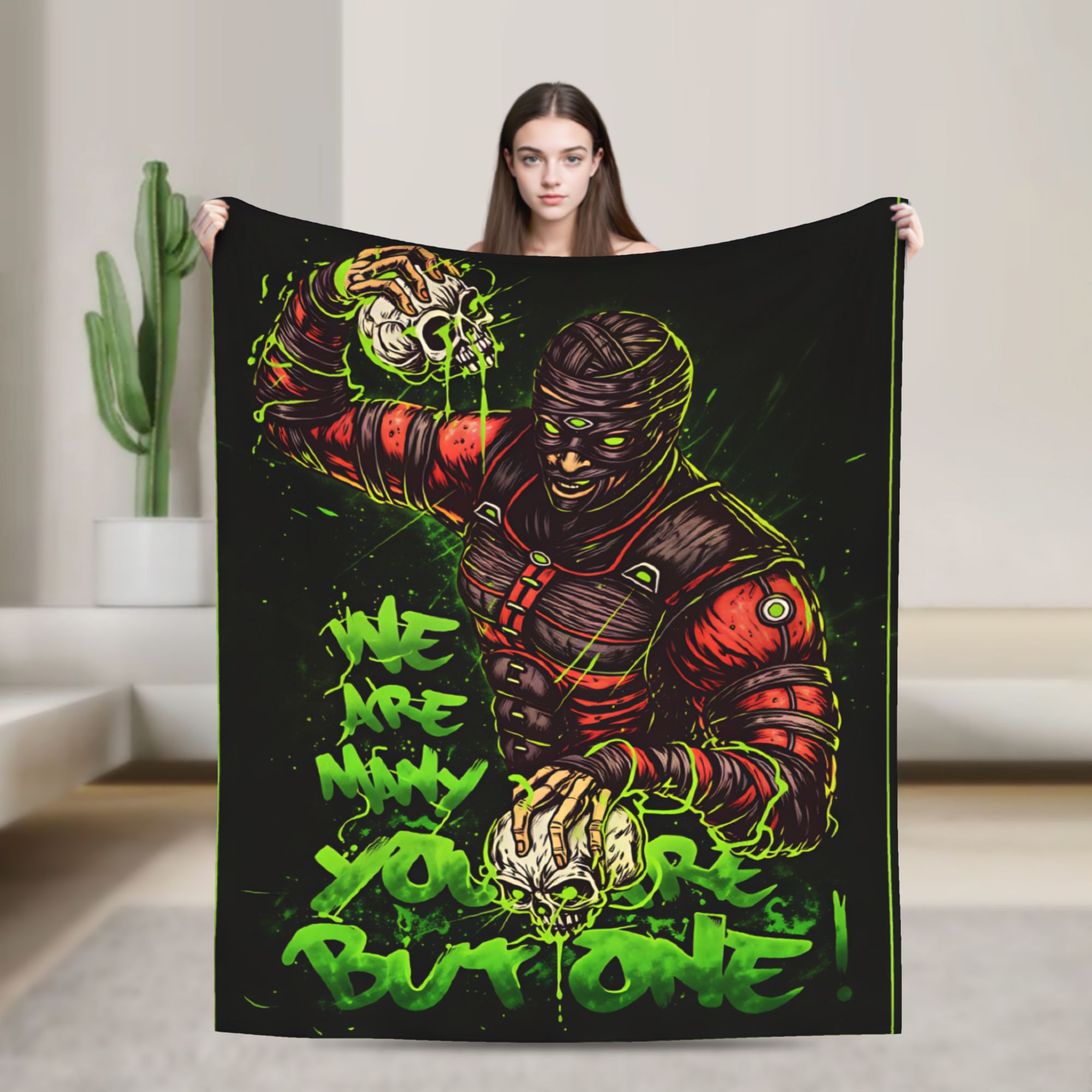 Kids Outdoor Ideas - Combat Role 3D Print Plush Blanket