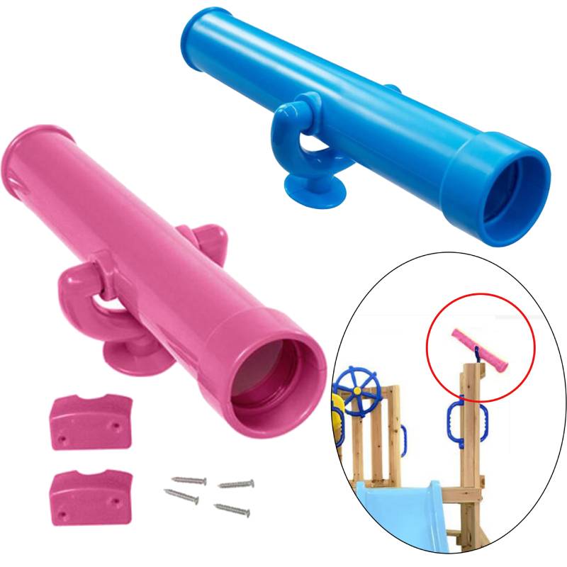 Kids Outdoor Swing - Kids Playground Toy Telescope Included Mounting