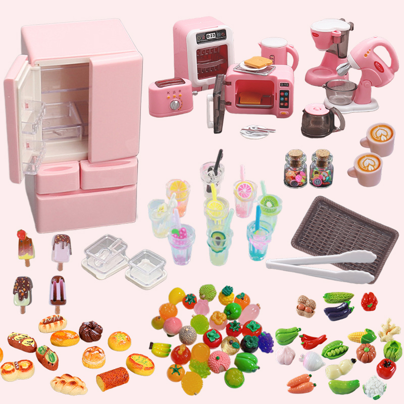 Kids Outdoor Mud Kitchen Accessories - Kids Kitchen Toy Accessories Refrigerator Pretend