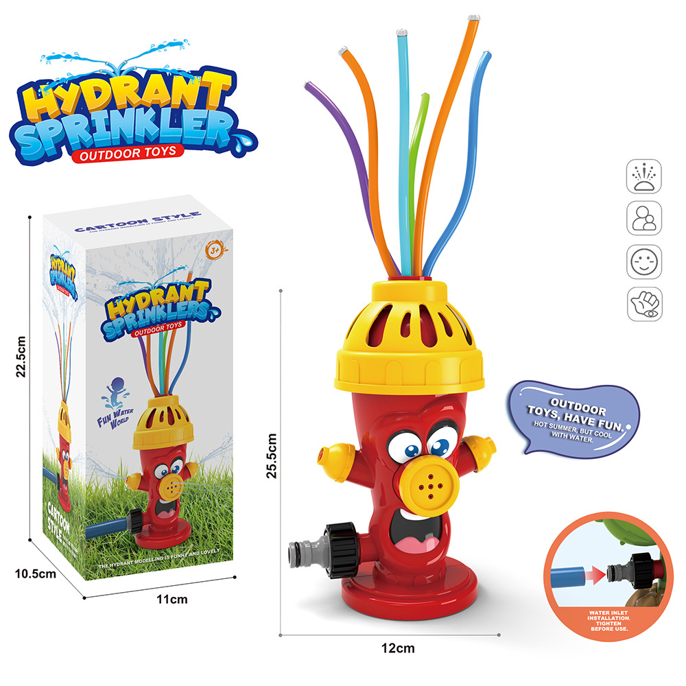 Kids Outdoor Yard Tools - Hydrant Sprinkle Water Spray Toy Backyard