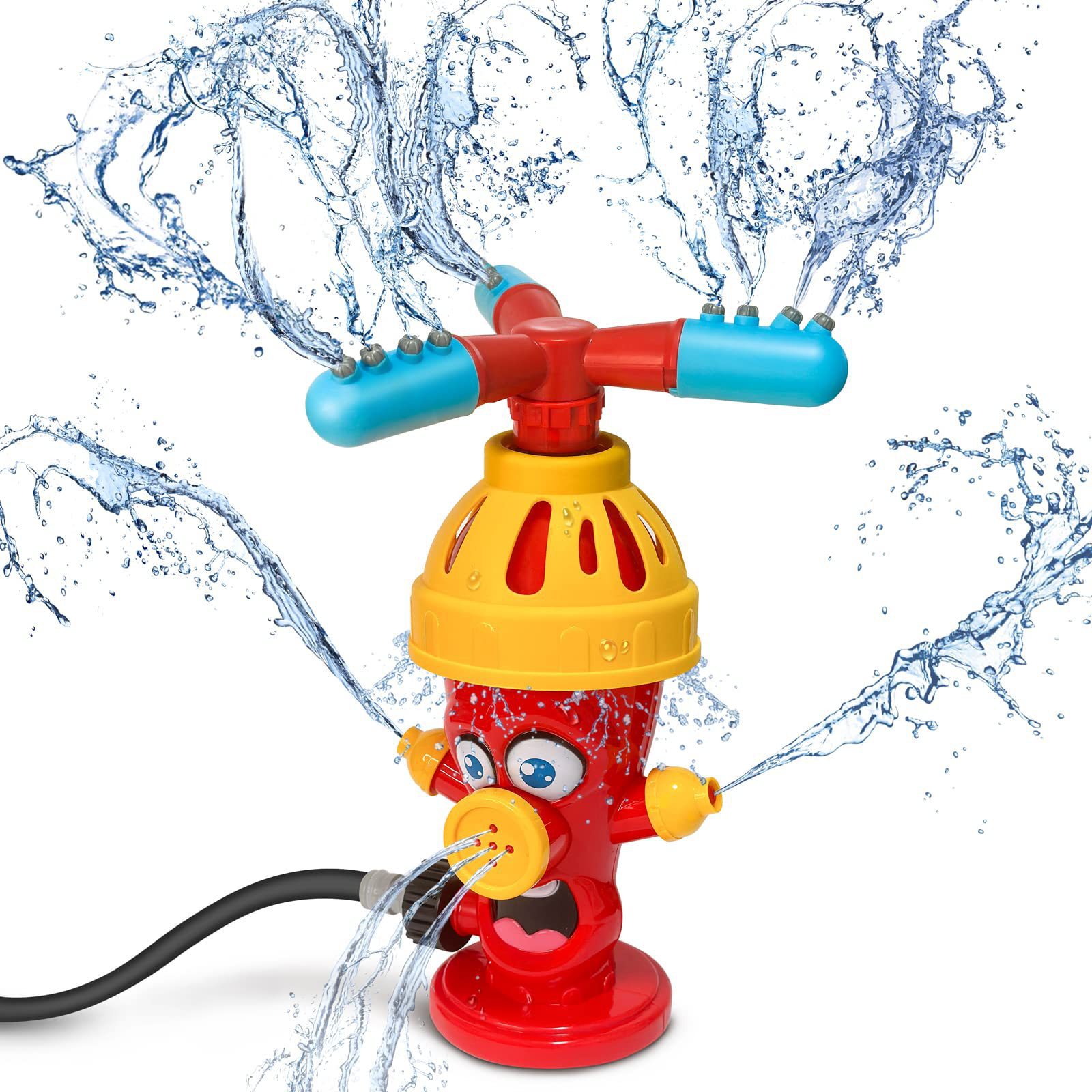 Kids Outdoor Yard Tools - Water Spray Toy Hydrant Sprinkler Outdoor