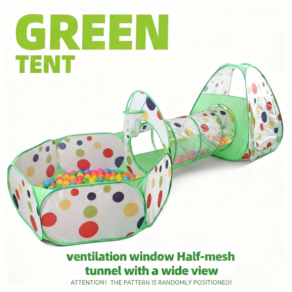 Kids Outdoor Teepee - Children's Play Tent, Toy Ball Pool