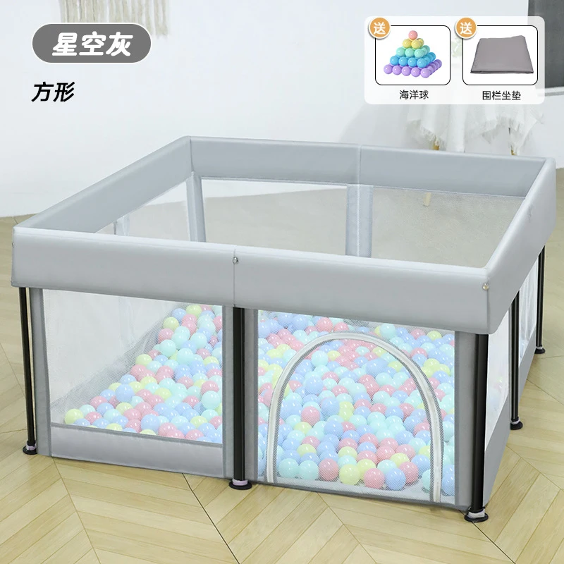 Kids Outdoor Yard Tools - Foldable Tool-free Baby Playpen Anti-climb Safety