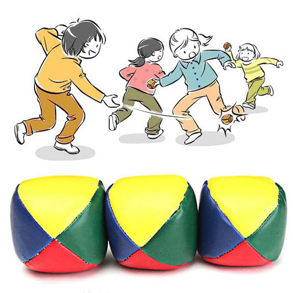 Kids Outdoor Bean Bag - 3pcs Juggling Balls Classic Bean Bag