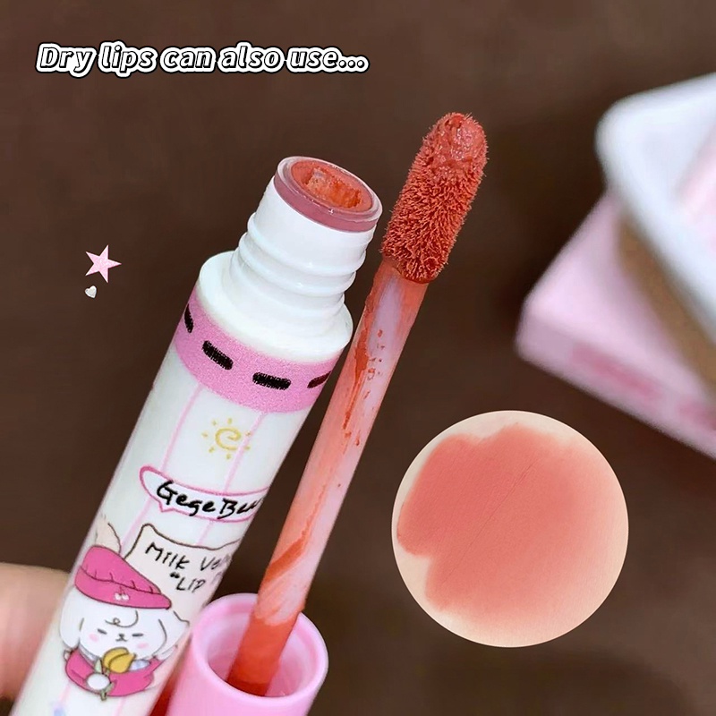 Gege Bear 6PC Velvet Lip Mud S - đánh giá và giá Muddy Puddle Suit