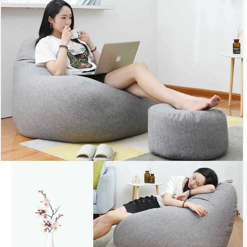 Large Bean Bag Lazy Seat Chair - đánh giá và giá Kids Outdoor Lawn Chair