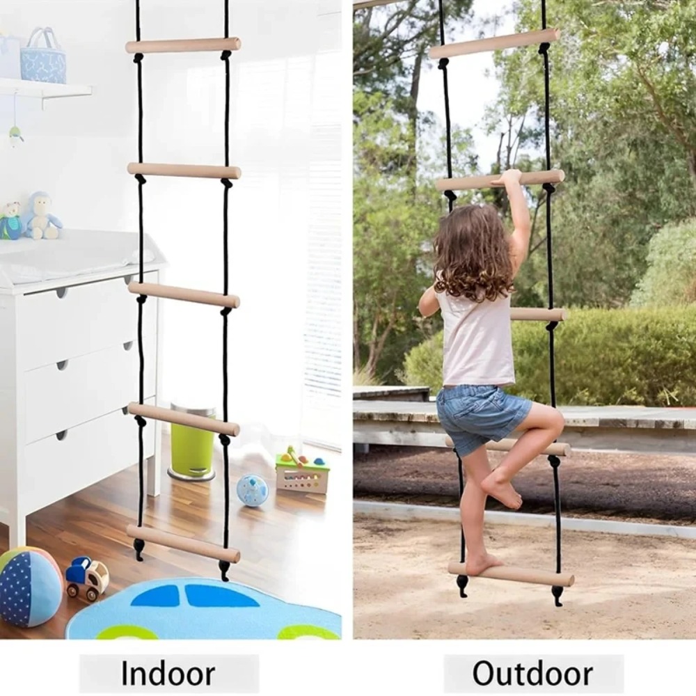 Children Climbing Rope Ladder  - đánh giá và giá Kids Outdoor Swing