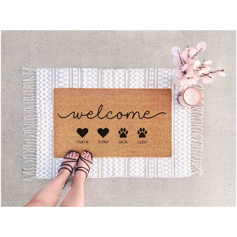 Custom Family Doormat Custom P - đánh giá và giá Kids Outdoor Ideas