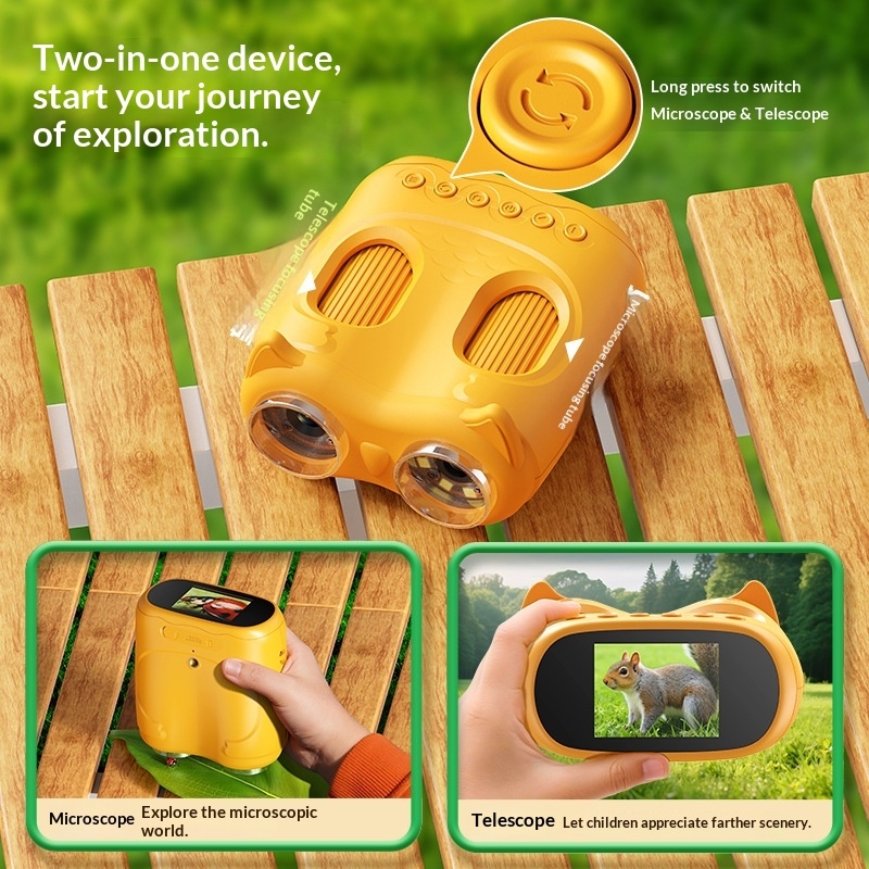 2-in-1 Educational Kids Binocu - đánh giá và giá Kids Outdoor Microscope