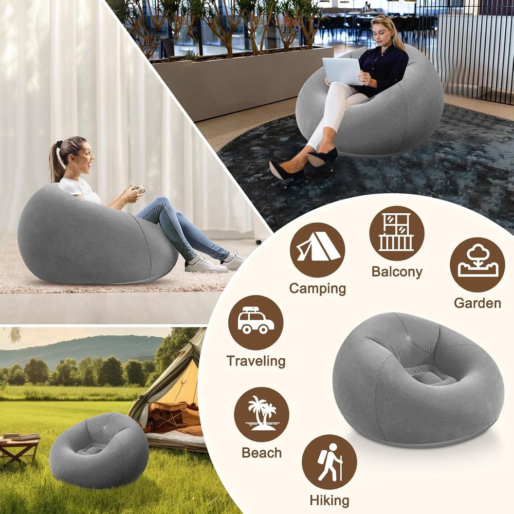Inflatable Bean Bag Chairs, Gr - đánh giá và giá Kids Outdoor Bean Bag