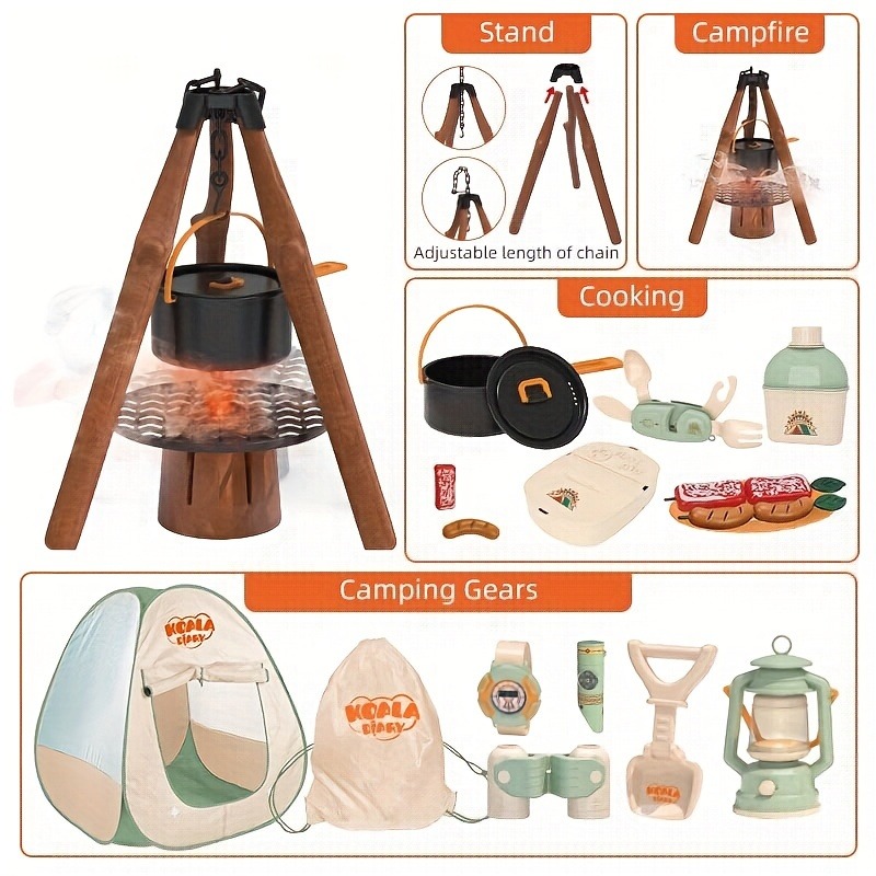 Kids Camping Set Toy Outdoor E - đánh giá và giá Kids Outdoor Teepee