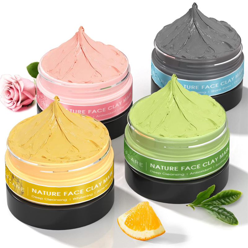 4 Pcs Clay Facial Mask Set Tur - đánh giá và giá Muddy Puddle Suit