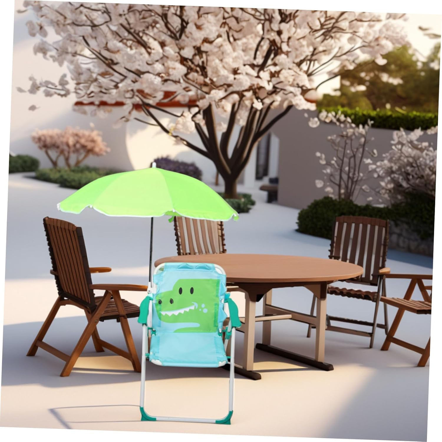 1 Set Folding Beach Chair with - đánh giá và giá Kids Outdoor Lounge Furniture