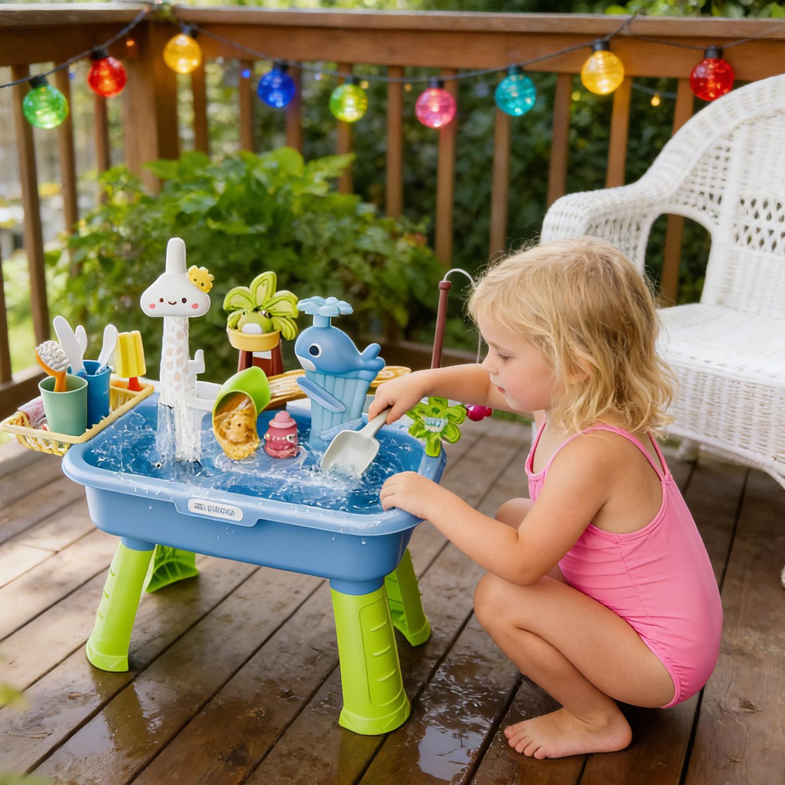 Children's Kitchen Toys Electr - đánh giá và giá Kids Outdoor Play Table