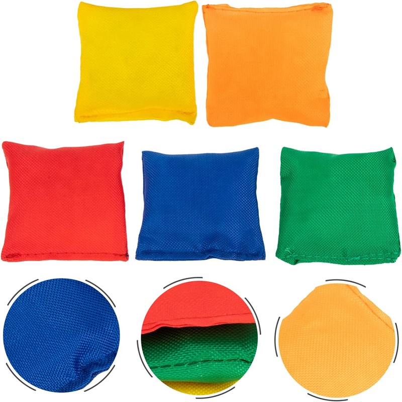 10 Pcs Mini Bean Bags Colorful - đánh giá và giá Kids Outdoor Bean Bag