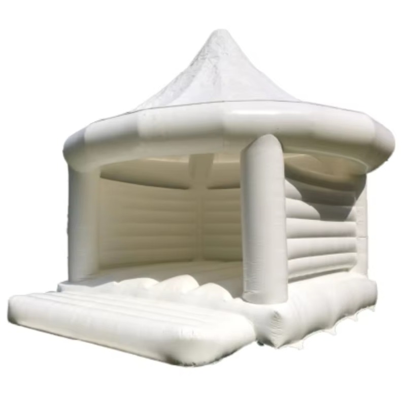 Inflatable White Wedding Bounc - đánh giá và giá Outdoor Games For Kids