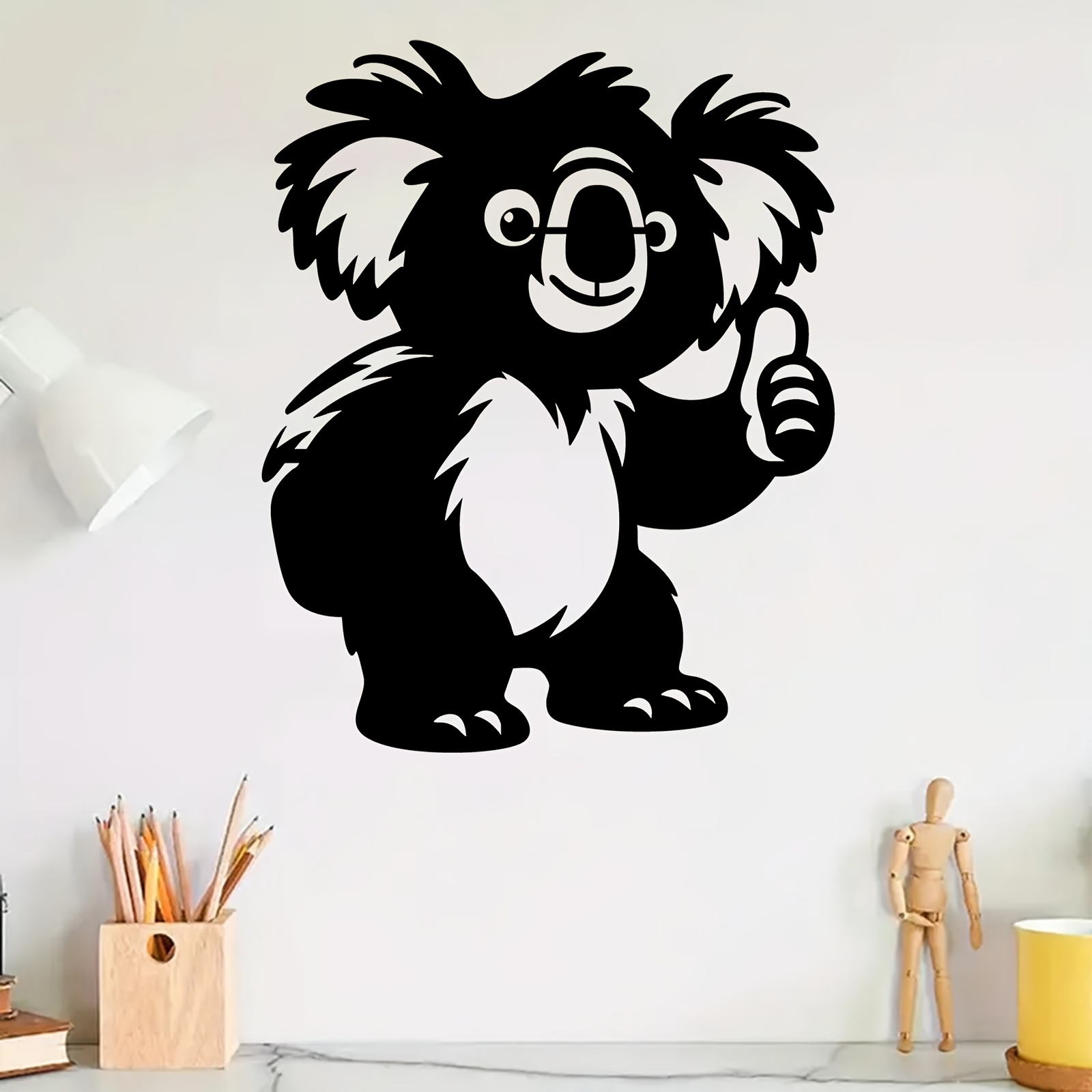 1PC Cute Koala Aluminum Metal  - đánh giá và giá Kids Outdoor Fence