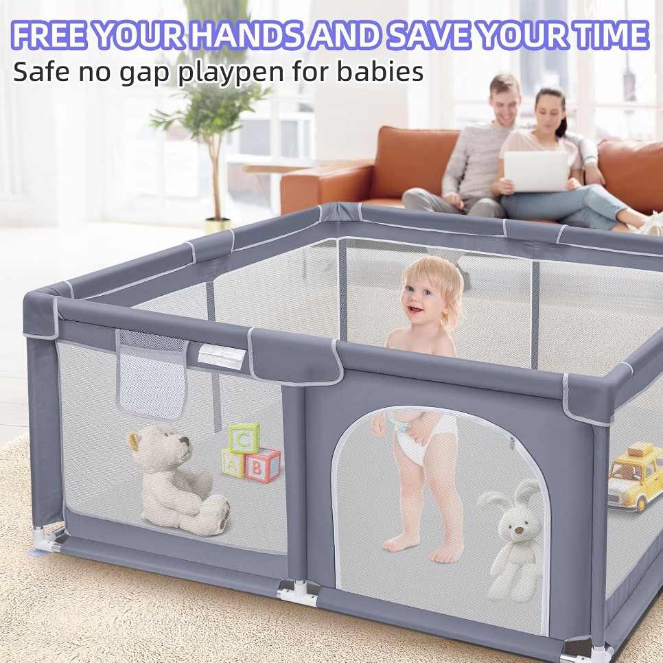 Baby Playpen, Extra Large Play - đánh giá và giá Kids Outdoor Fence