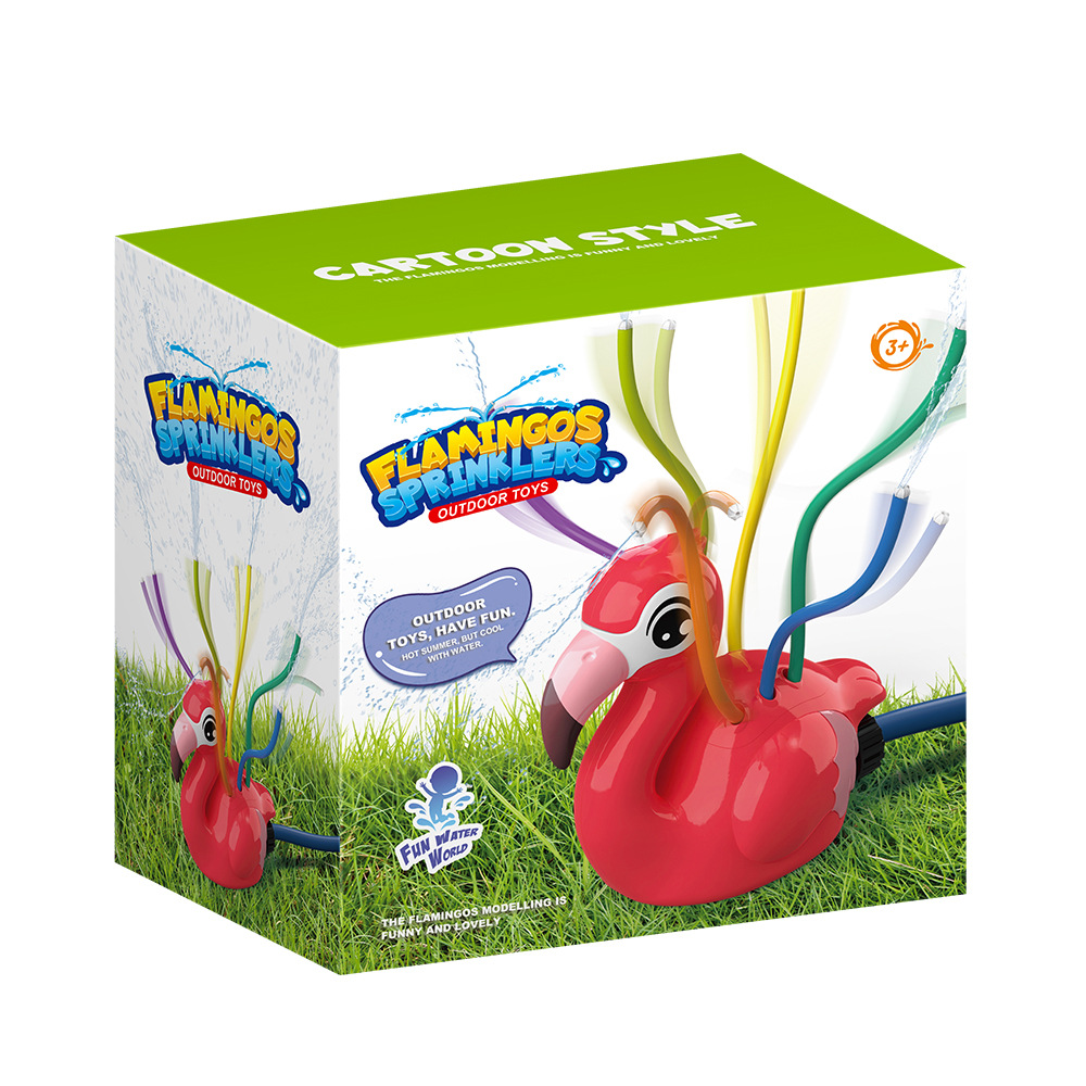 Flamingo Cartoon Sprinkler Sum - đánh giá và giá Kids Outdoor Yard Tools