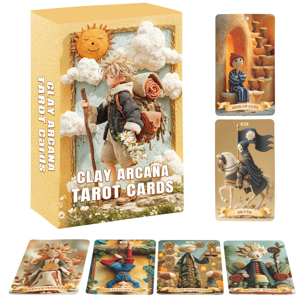 78 Tarot Cards Set, 13x8 Cm Th - đánh giá và giá Muddy Puddle Suit