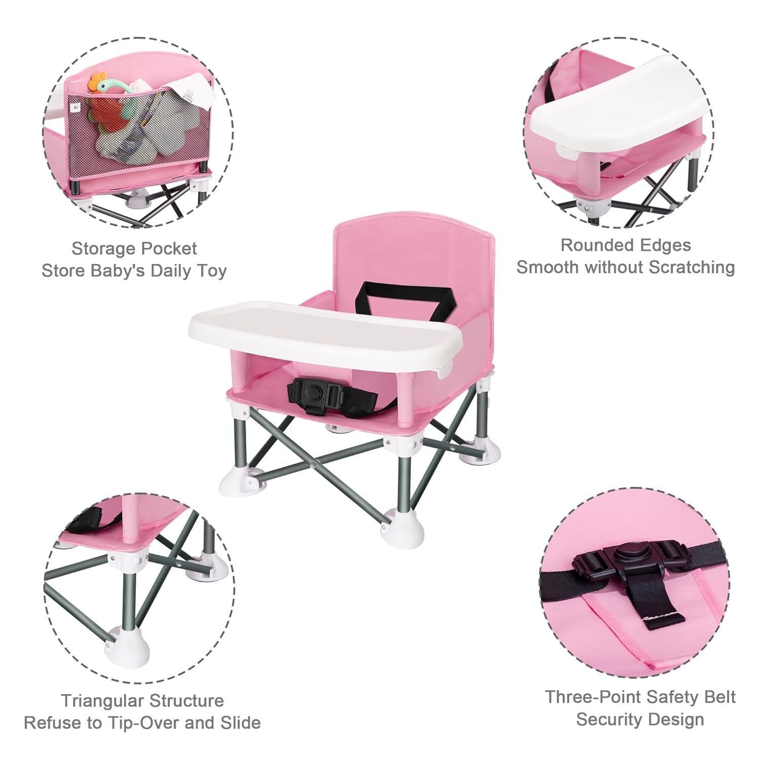Portable Baby Seat Travel Comp - đánh giá và giá Kids Outdoor Lawn Chair