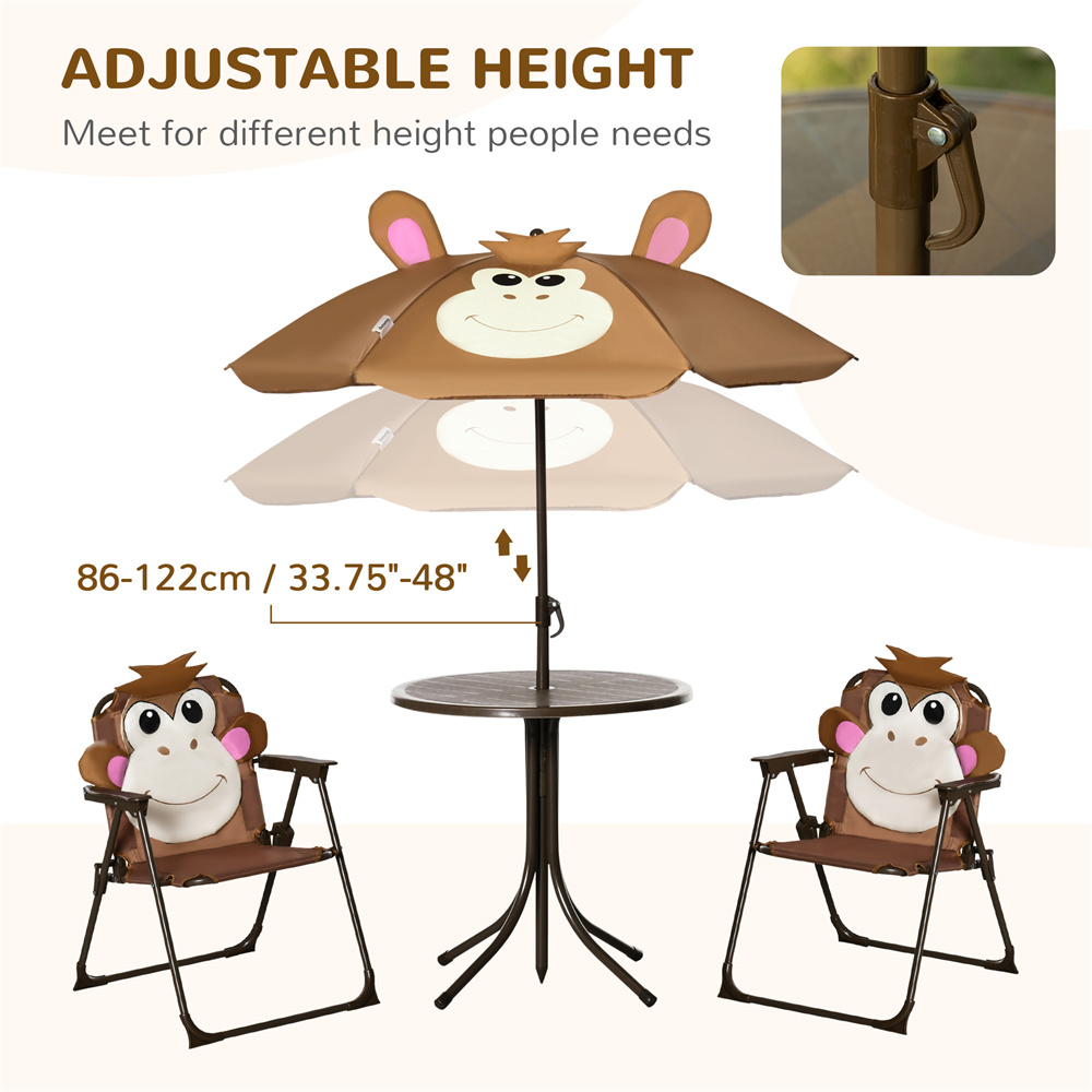Cute Monkey Kids Patio Table C - đánh giá và giá Kids Outdoor Lawn Chair