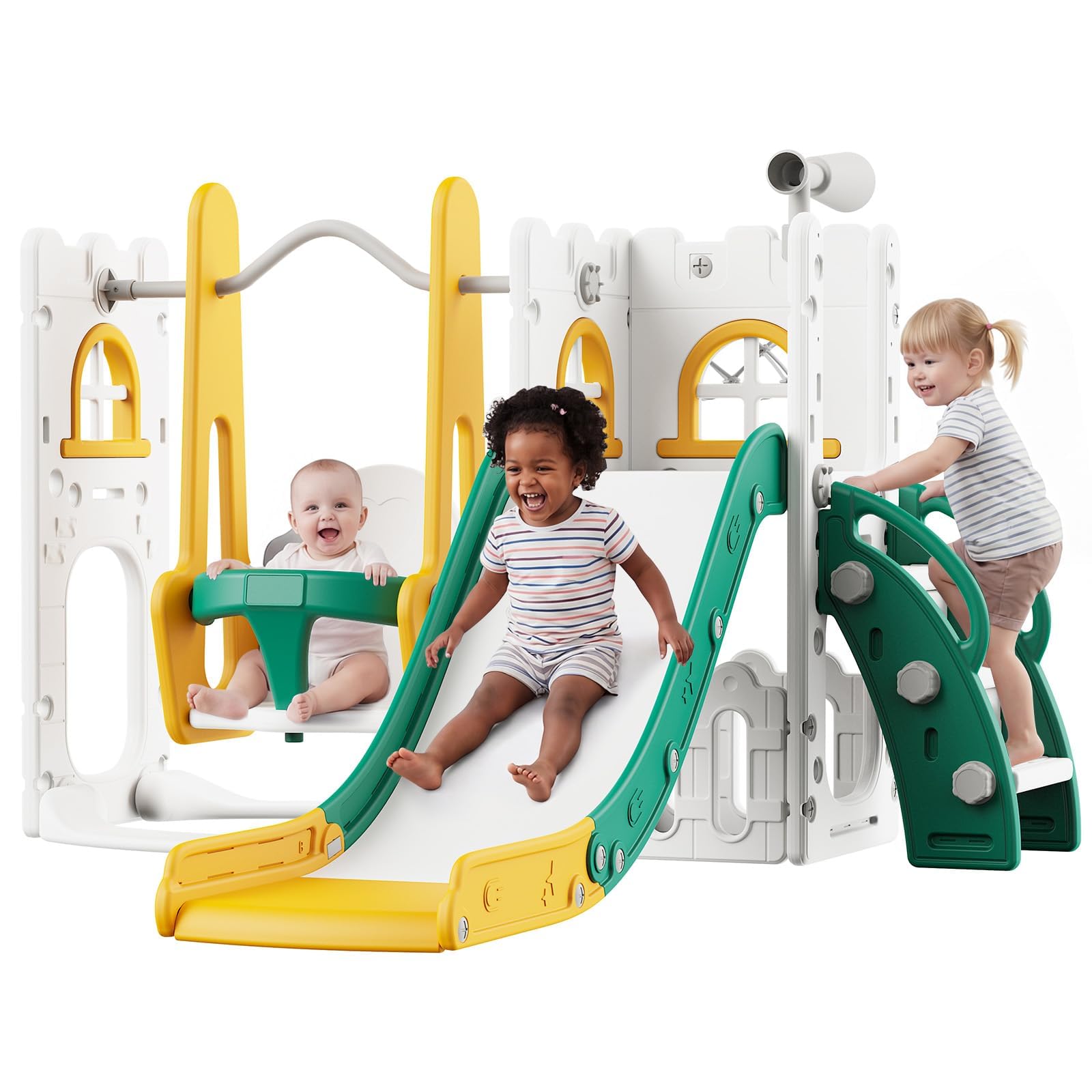 7 in 1 Toddler Slide And Swing - đánh giá và giá Kids Outdoor Swing