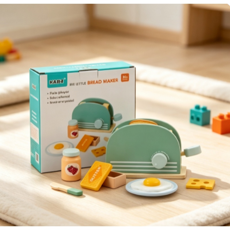 Wooden Simulation Toaster Toy  - đánh giá và giá Kids Outdoor Mud Kitchen Accessories