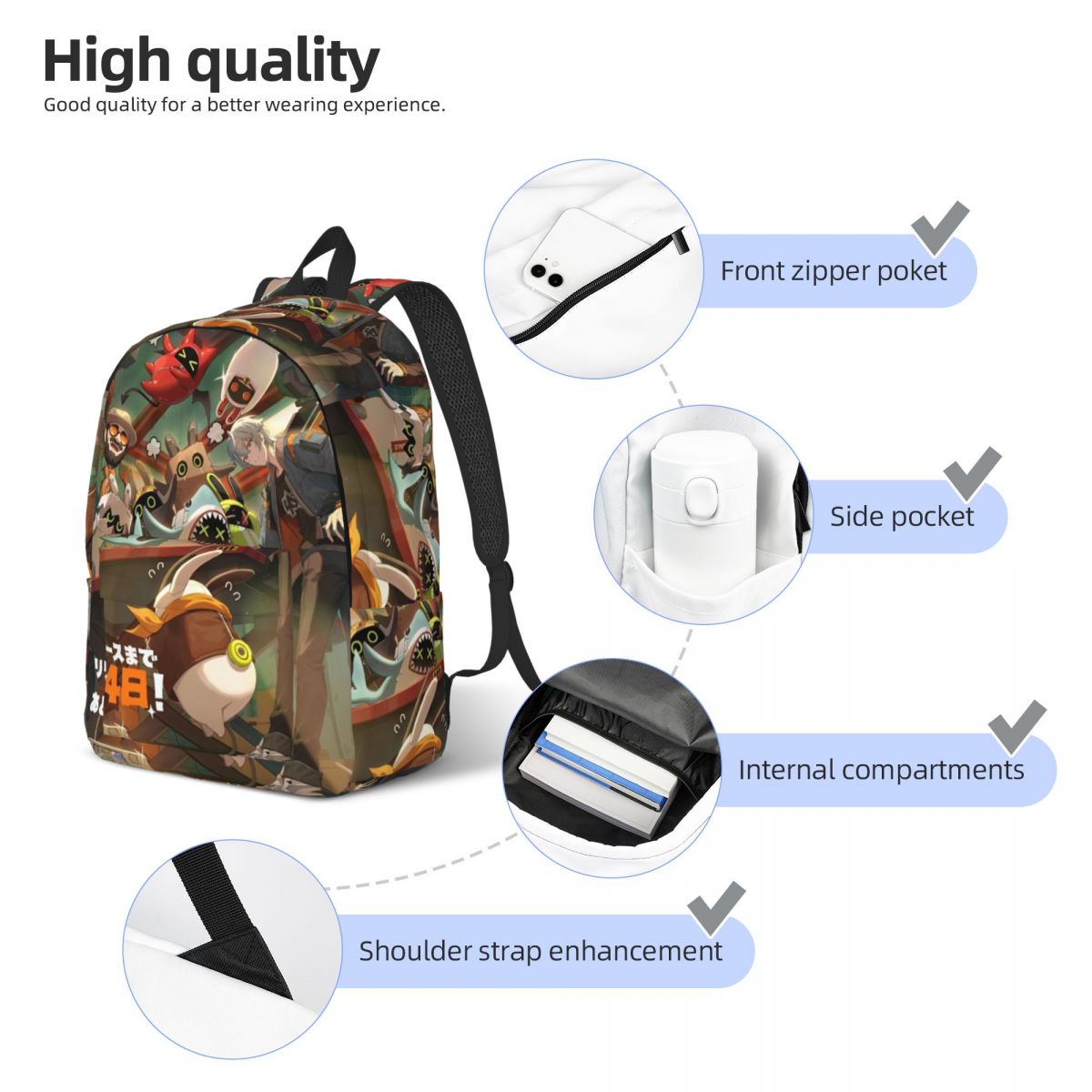 Zenless Zone Zero Backpack for - đánh giá và giá Kids Outdoor Zone