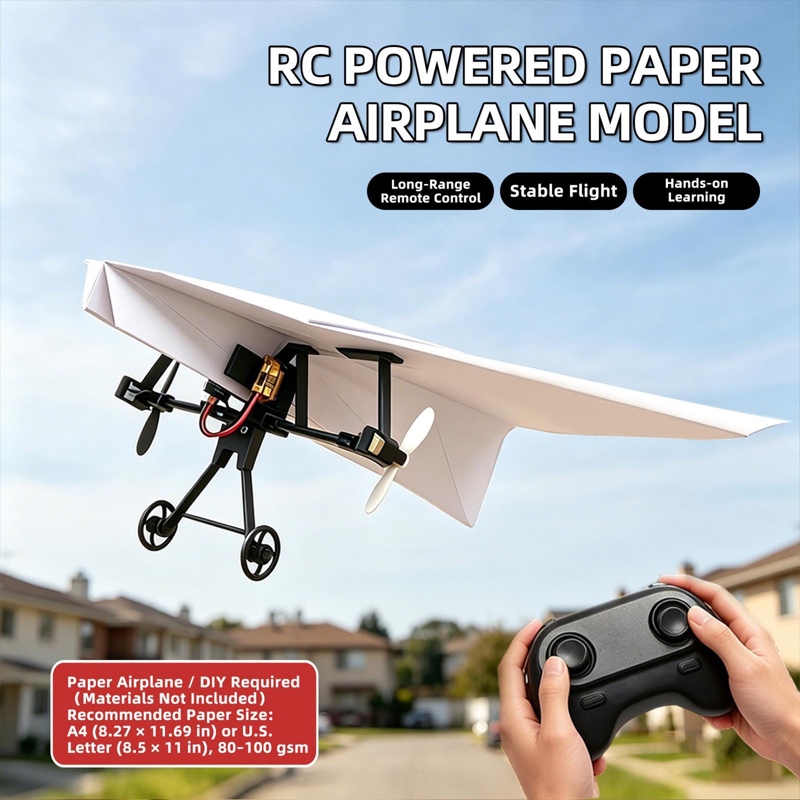 DIY RC Paper Airplane Kit Plan - đánh giá và giá Kids Outdoor Entertainment