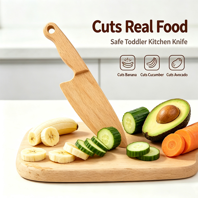 Wooden Kids Knife for Cooking  - đánh giá và giá Kids Outdoor Mud Kitchen Accessories