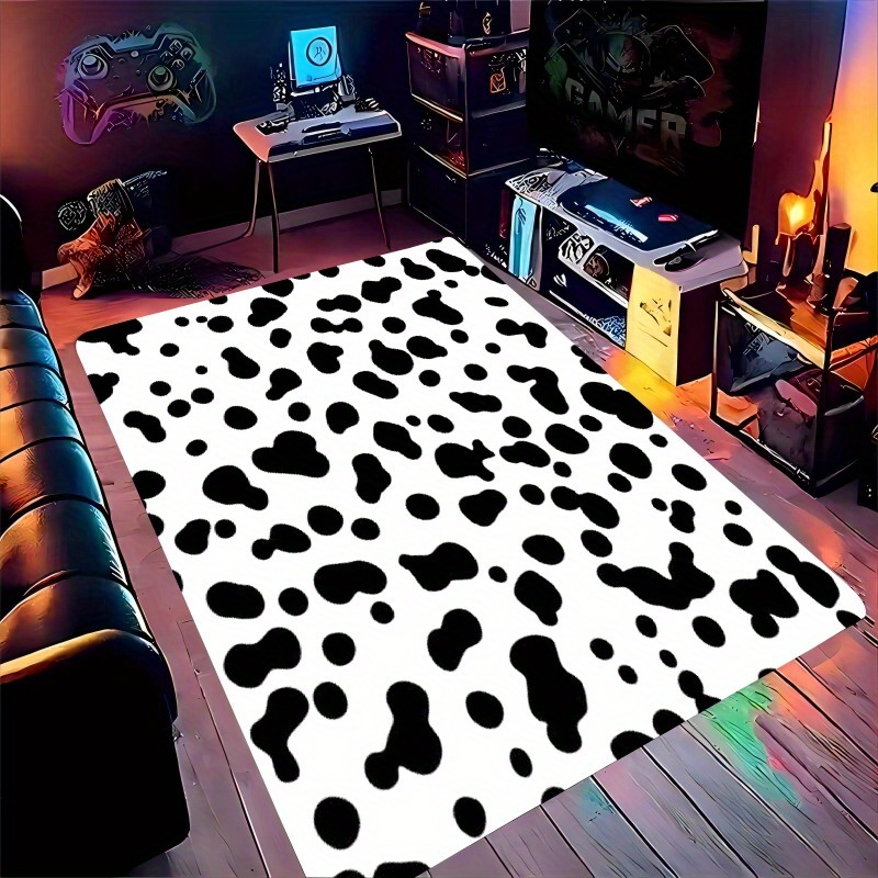Flannel Printed Cow Print Rug  - đánh giá và giá Kids Outdoor Zone