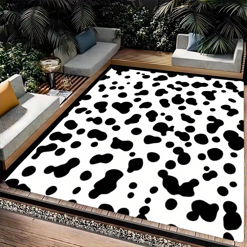 Flannel Printed Cow Print Rug  - đánh giá và giá Kids Outdoor Zone
