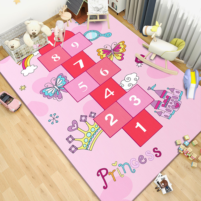 Pink Cartoon Living Room Carpe - đánh giá và giá Kids Outdoor Play Table