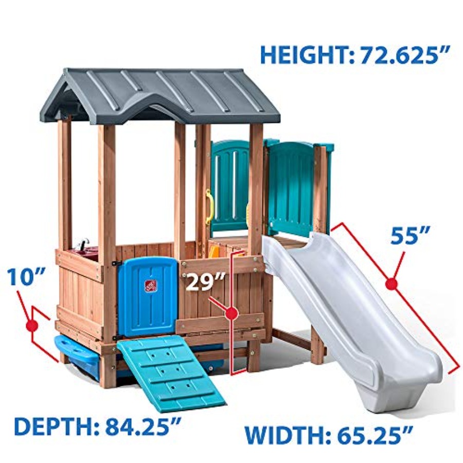 Woodland Adventure Playhouse & - đánh giá và giá Kids Outdoor Swing