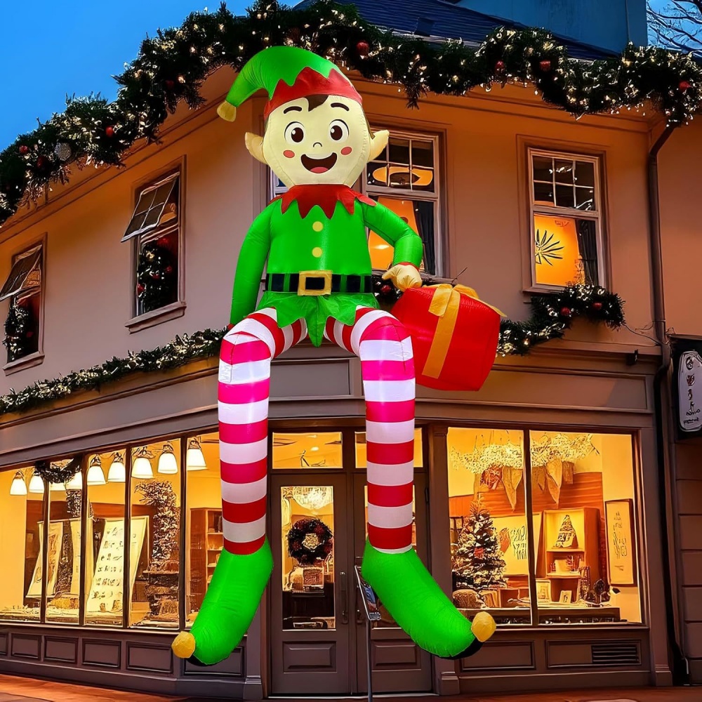 8FT Christmas Inflatables Sitt - đánh giá và giá Kids Outdoor Decor