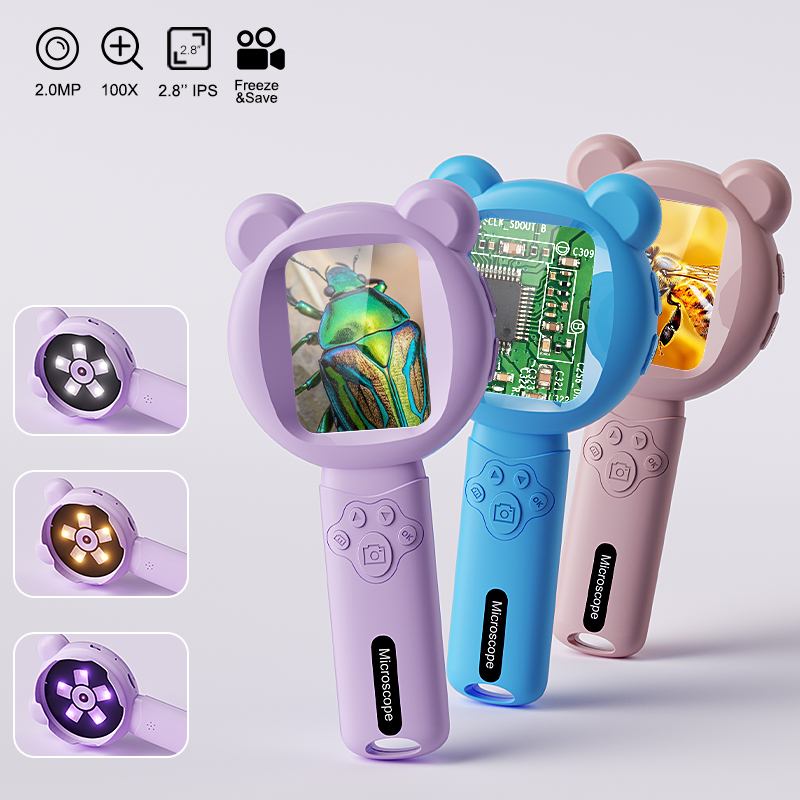 Kids Digital Magnifier 2.8’’ S - đánh giá và giá Kids Outdoor Microscope
