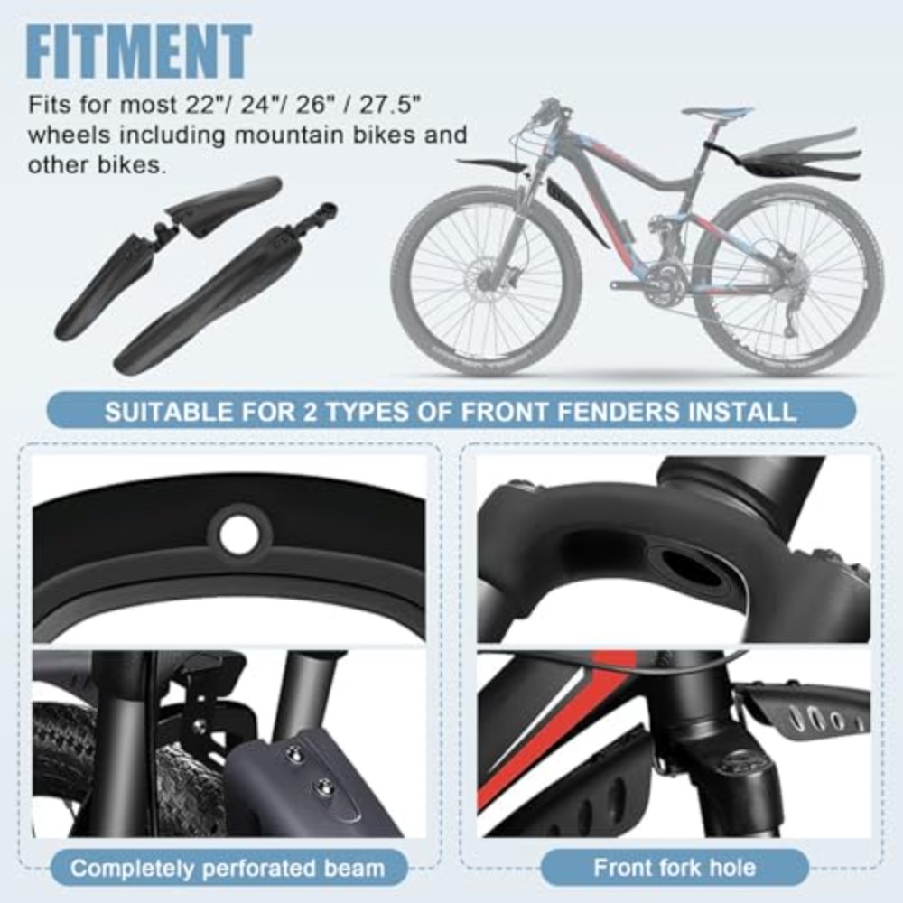 Bike Mud Guard Set Front & Rea - đánh giá và giá Muddy Puddle Suit