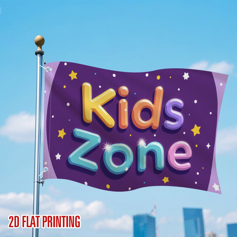 Kids Zone Garden Flag Durable  - đánh giá và giá Kids Outdoor Zone