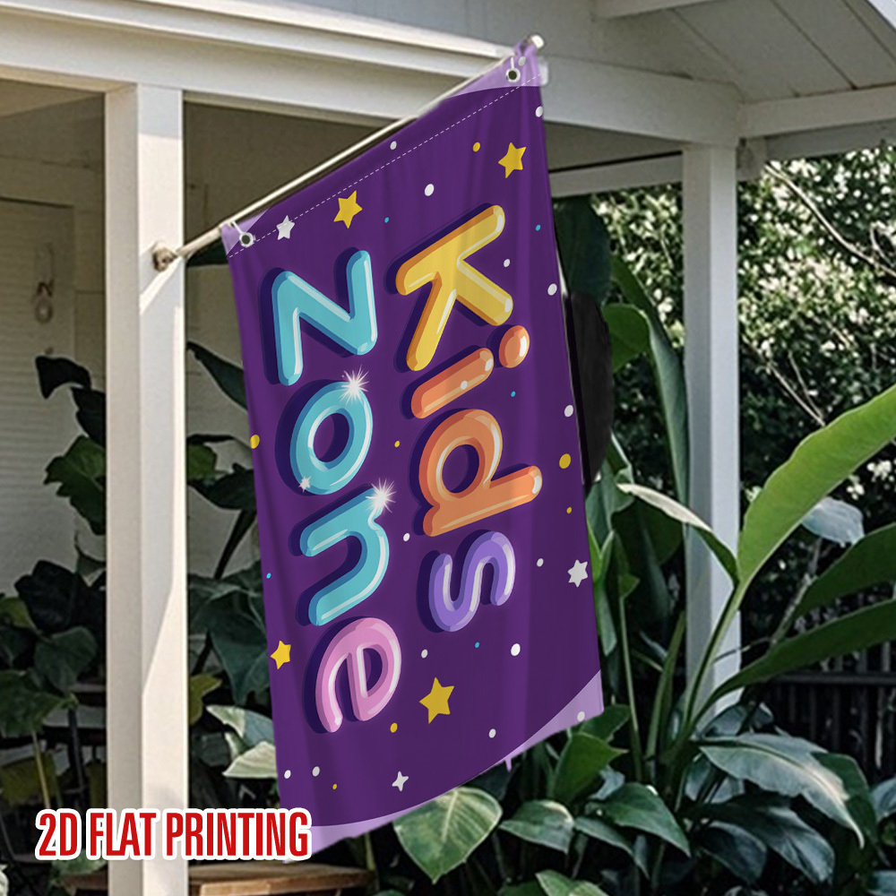 Kids Zone Garden Flag Durable  - đánh giá và giá Kids Outdoor Zone