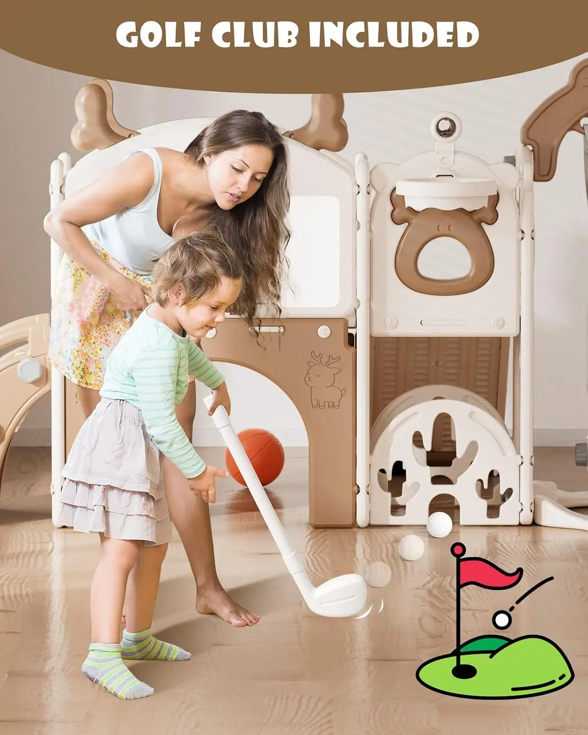 13-in-1 Toddler Slide and Swin - đánh giá và giá Kids Outdoor Swing