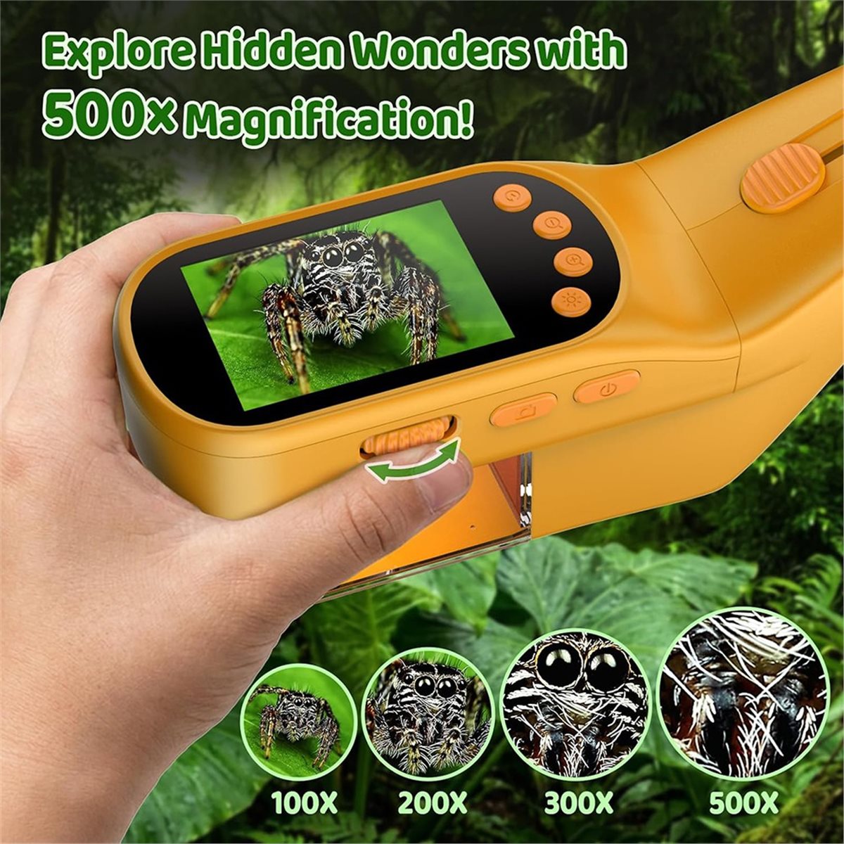 500X Handheld Microscope for K - đánh giá và giá Kids Outdoor Microscope