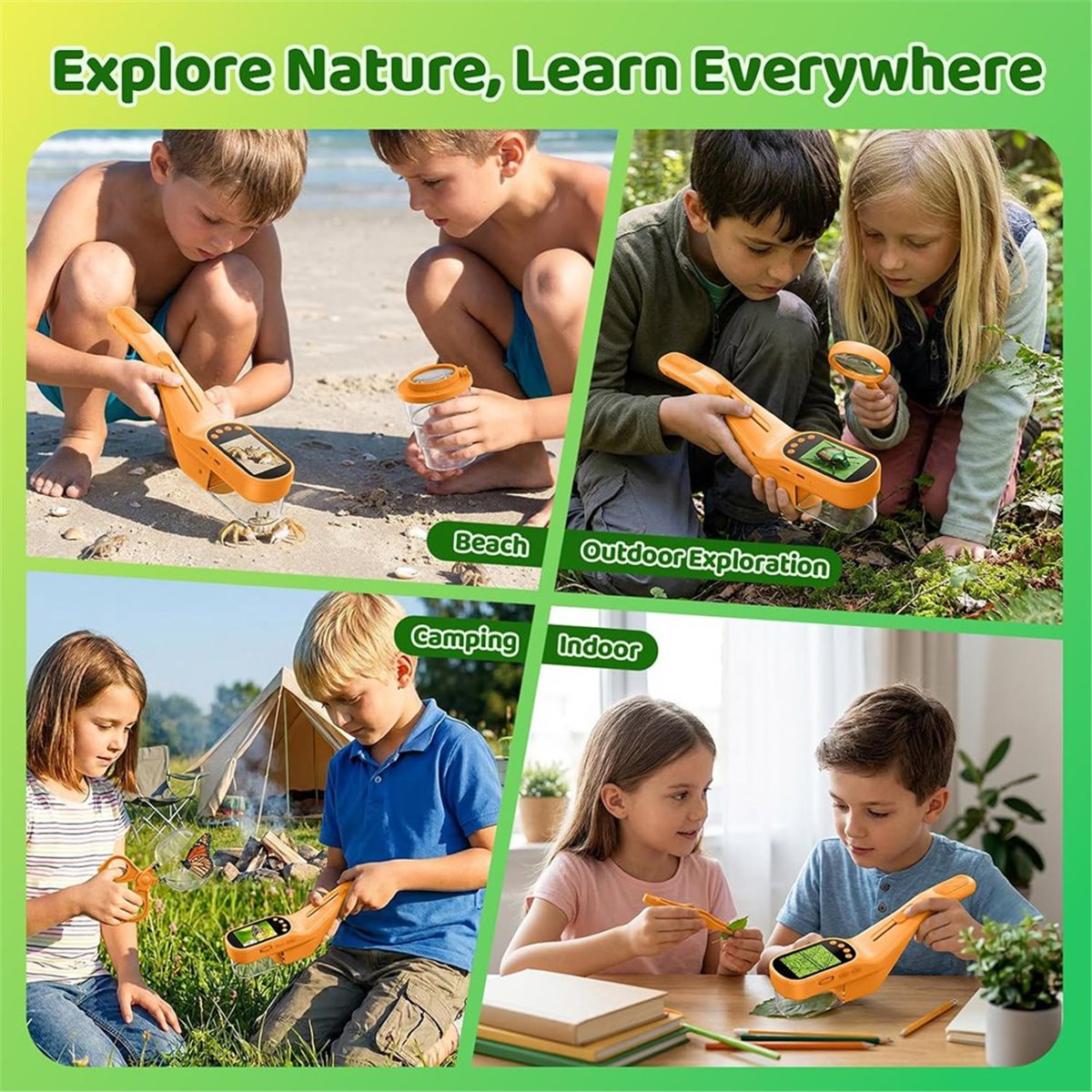 500X Handheld Microscope for K - đánh giá và giá Kids Outdoor Microscope