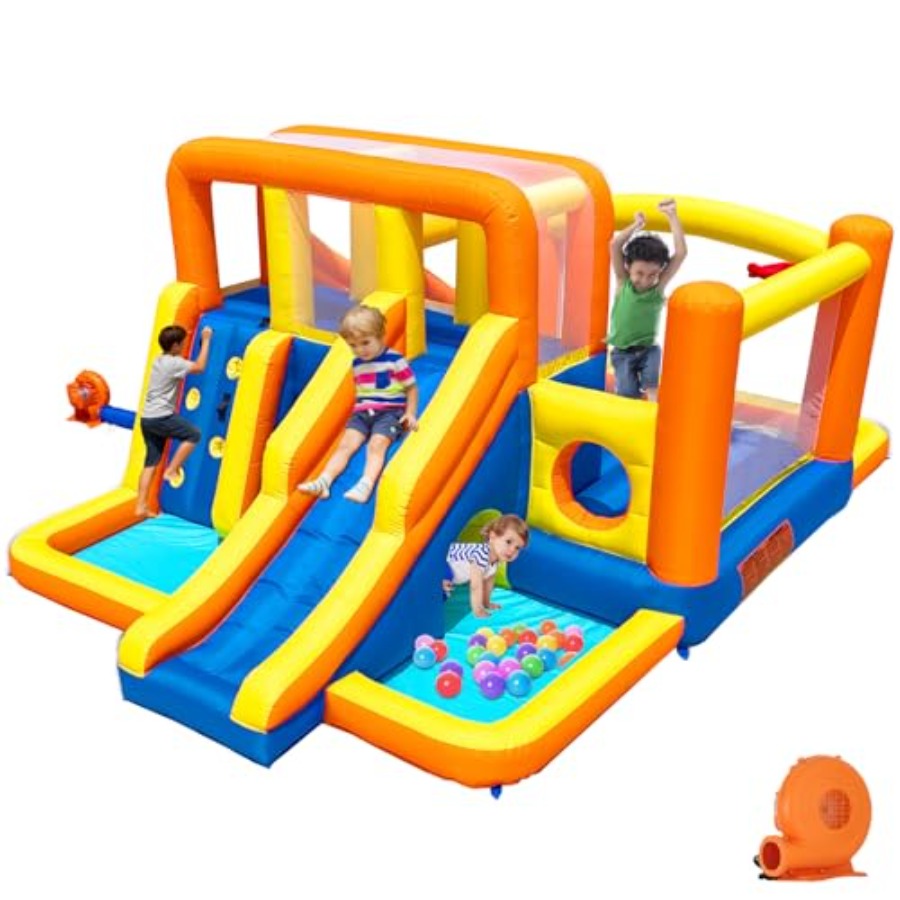 Outdoor bounce house water sli - đánh giá và giá Kids Outdoor Zone