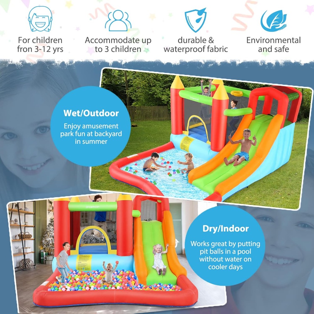 Multi-Function-Inflatable Boun - đánh giá và giá Kids Outdoor Furniture Set