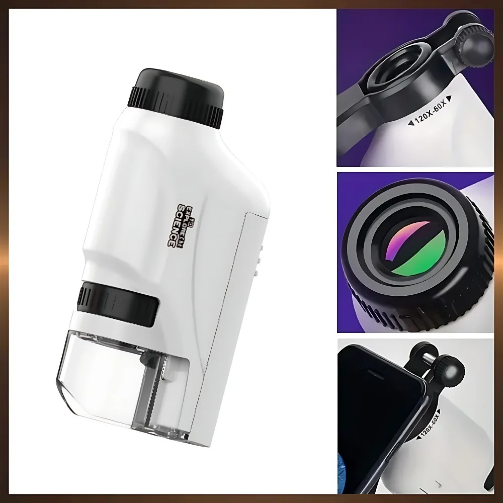 Handheld Pocket Microscope 60X - đánh giá và giá Kids Outdoor Microscope