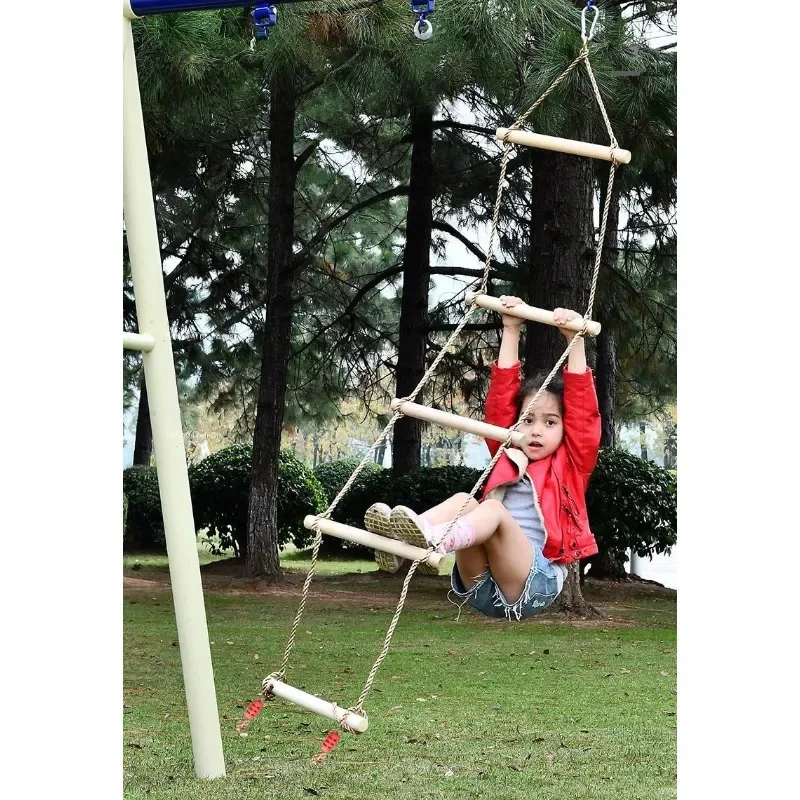 Children Climbing Rope Ladder  - đánh giá và giá Kids Outdoor Swing
