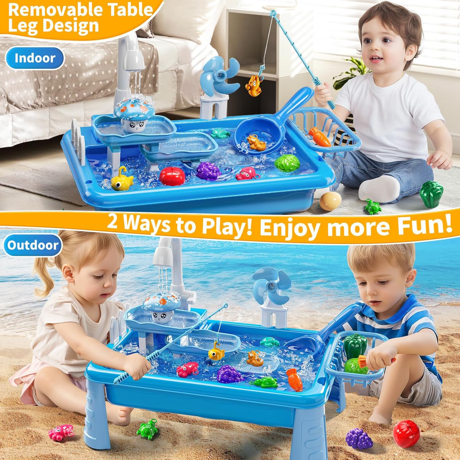 Water Table Play Sink Toy for  - đánh giá và giá Kids Outdoor Play Table